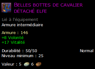 Belles bottes de cavalier détaché elfe