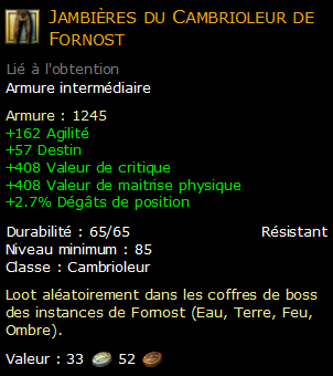 Jambières du Cambrioleur de Fornost